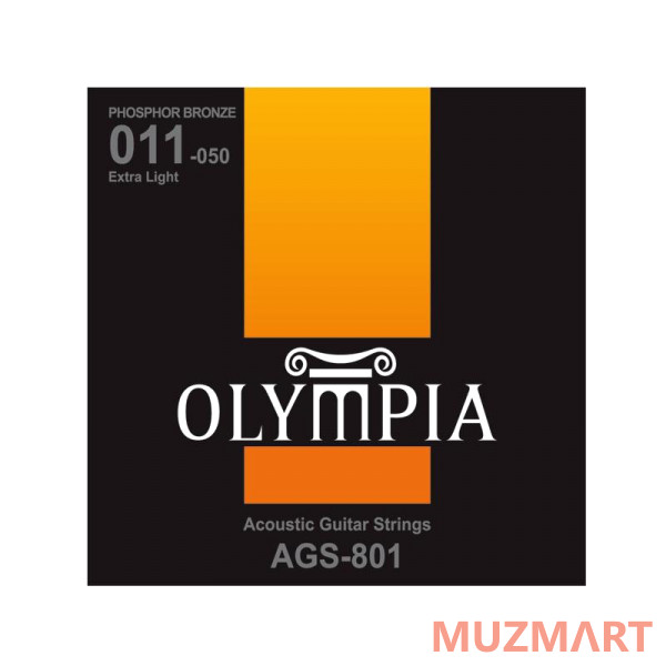 Olympia AGS 801 Acoustic Phosphor Bronze Струны для акустической гитары 11-50