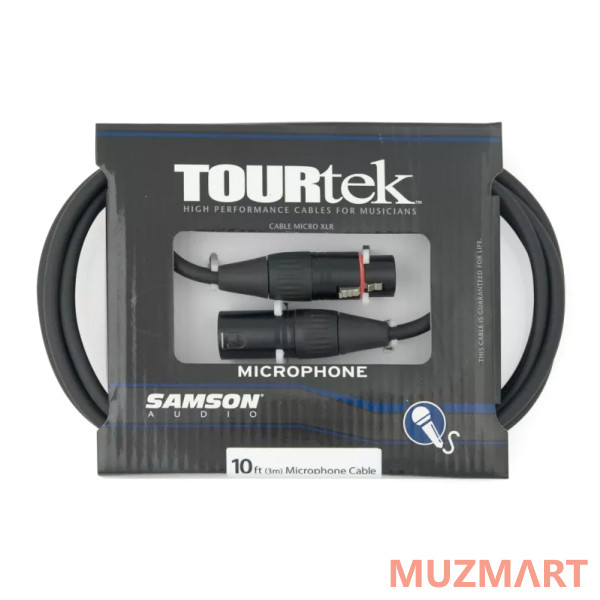 Samson TM10 Микрофонный кабель с разъемами XLR (Neutrik), 3 м