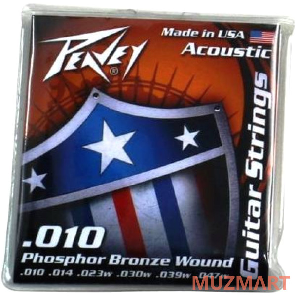 Peavey Phosphor Bronze-Balanced 10-47 Струны для акустической гитары 10-47