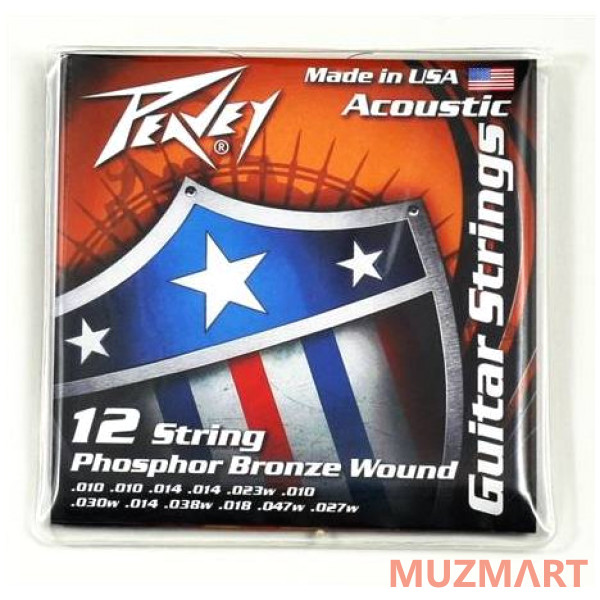 Peavey Phosphor Bronze-Balanced 12-53 Струны для акустической гитары 12-53