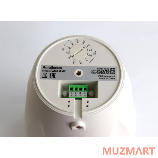 AuraSonics FLORET-5T-WH Трансляционный громкоговоритель