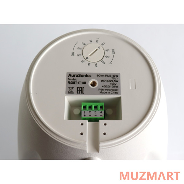 AuraSonics FLORET-6T-WH Трансляционный громкоговоритель