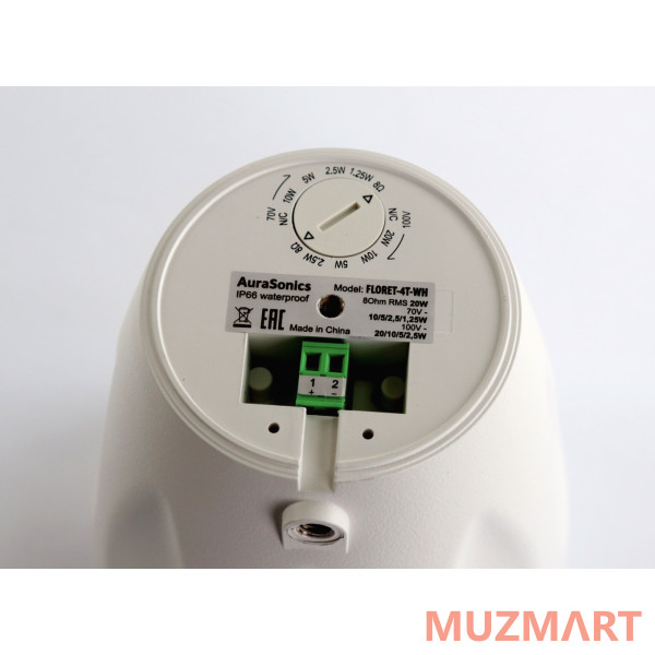 AuraSonics FLORET-4T-WH Трансляционный громкоговоритель