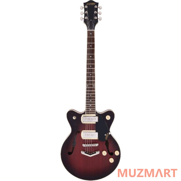 Gretsch G2655-P90 Streamliner Jr. Double-Cut P90 Claret Burst Электрогитара полуакустическая