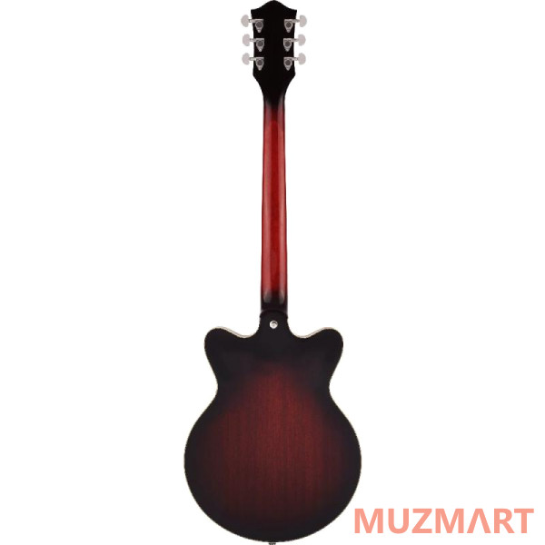 Gretsch G2655-P90 Streamliner Jr. Double-Cut P90 Claret Burst Электрогитара полуакустическая