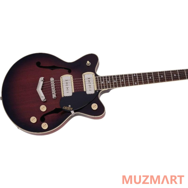 Gretsch G2655-P90 Streamliner Jr. Double-Cut P90 Claret Burst Электрогитара полуакустическая