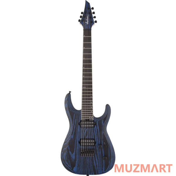 Jackson PRO DK MODERN ASH HT7 BK BLU Электрогитара 7 струнная