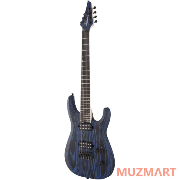 Jackson PRO DK MODERN ASH HT7 BK BLU Электрогитара 7 струнная