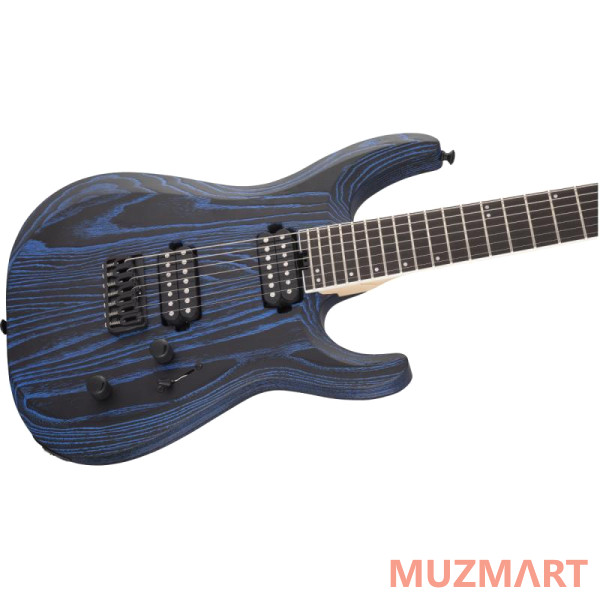Jackson PRO DK MODERN ASH HT7 BK BLU Электрогитара 7 струнная