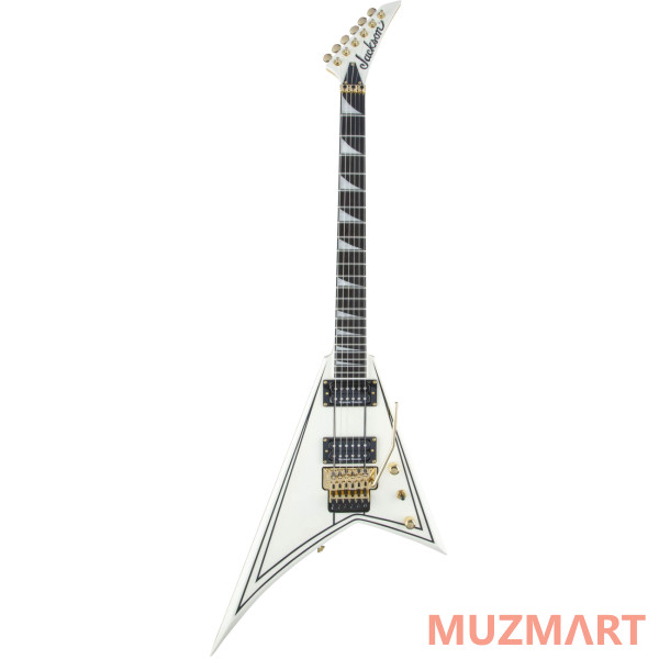 Jackson Pro Series Rhoads RR3, Ebony Fingerboard, Ivory with Black Pinstripes Электрогитара