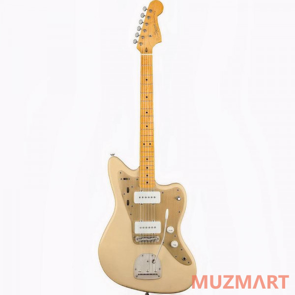 Squier 40th ANN Jazzmaster MN Aged Hardware Satin Desert Sand Электрогитара