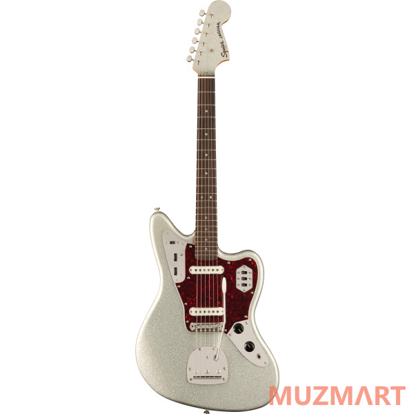 Squier Classic Vibe '60s Jaguar LRL Silver Sparkle Электрогитара