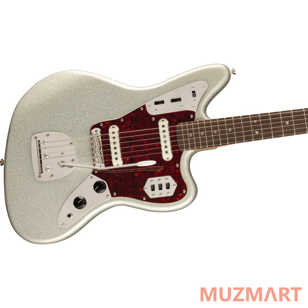 Squier Classic Vibe '60s Jaguar LRL Silver Sparkle Электрогитара
