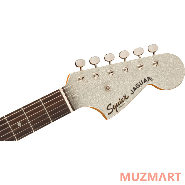 Squier Classic Vibe '60s Jaguar LRL Silver Sparkle Электрогитара