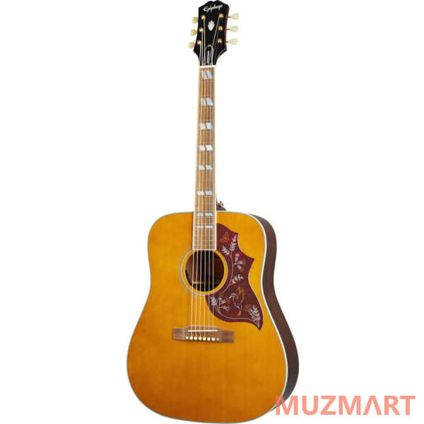 Epiphone Hummingbird Aged Antique Natural Электроакустическая гитара