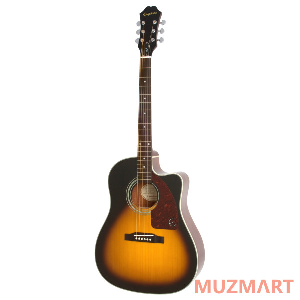 Epiphone J-15 EC Deluxe Vintage Sunburst Электроакустическая гитар
