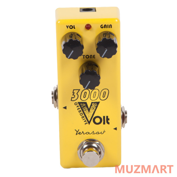 Yerasov KIT 3000-Volt-mini Overdrive_ACDOO6 Педаль эффектов с адаптером питания