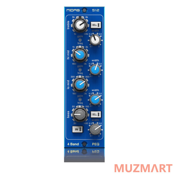 Midas PARAMETRIC EQUALISER 512 V2 Модуль четырехполосного