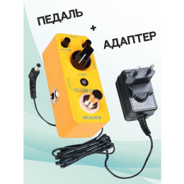 Mooer KIT Yellow Comp_ACDOO6 Педаль компрессор с адаптером питания