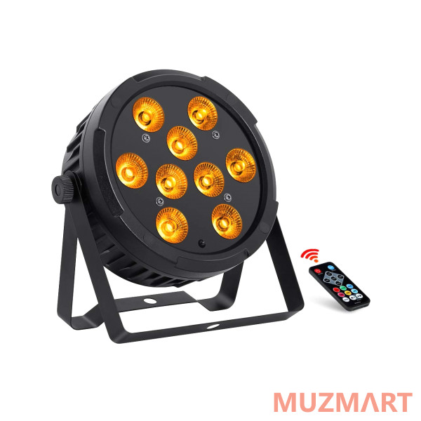 Involight LEDPAR9HEX Светодиодный прожектор RGBWA+UV 7шт. DMX-512, ИК-ДУ