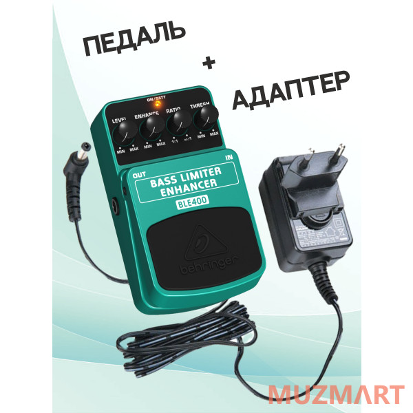 Behringer KIT BLE400_ACDOO6 Педаль для бас-гитары с адаптером питания
