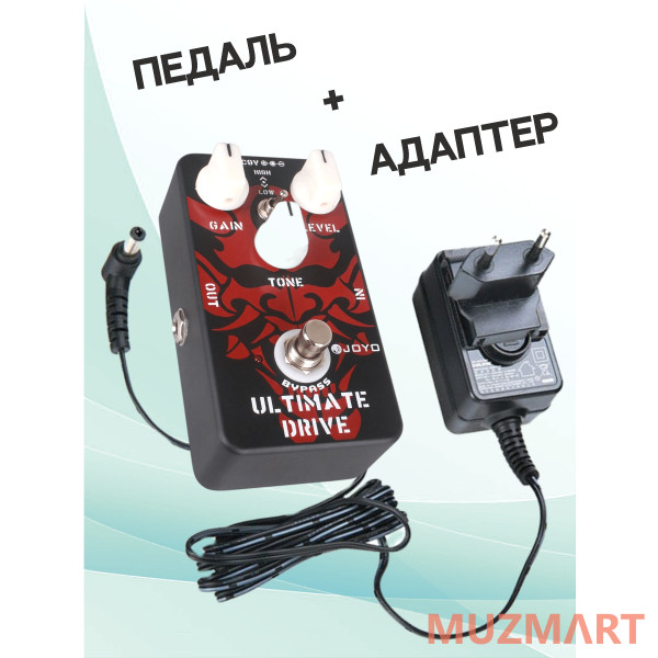 Joyo KIT JF-02_ACDOO6 Педаль овердайв с адаптером питания