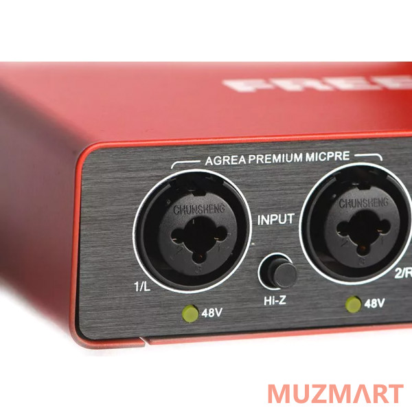 FREEBOSS UC22 Аудиоинтерфейс 24 бит/192 кГц