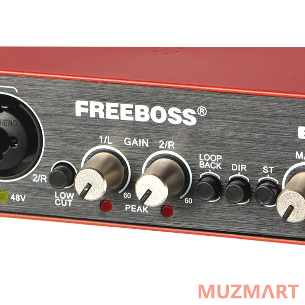 FREEBOSS UC22 Аудиоинтерфейс 24 бит/192 кГц