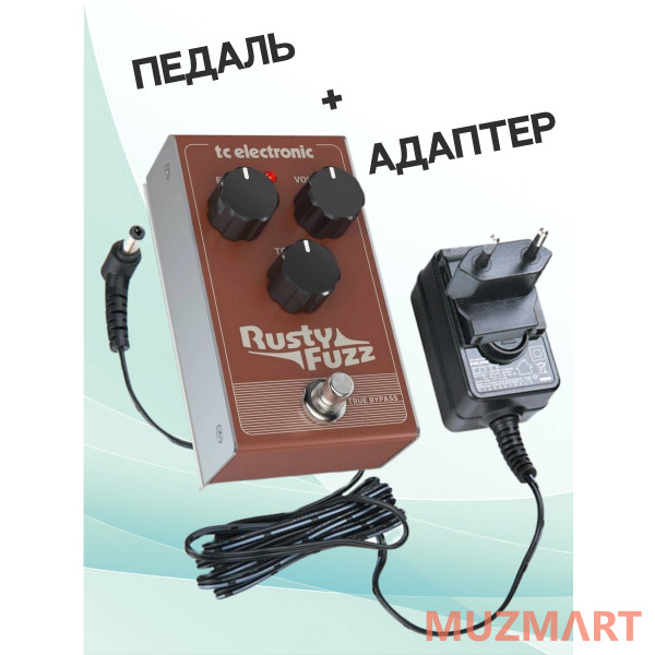 TC Electronic KIT RUSTY FUZZ_ACDOO6 Педаль фузз с адаптером питания