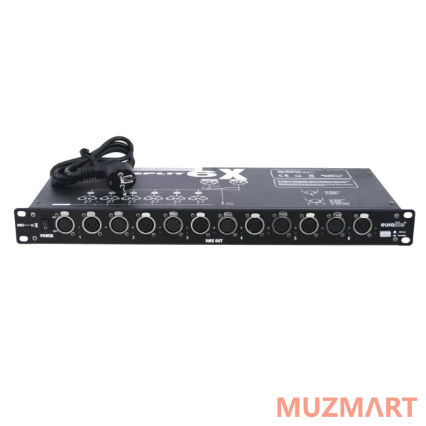 Eurolite Split 6X DMX Splitter Cплиттер для сигнала DMX