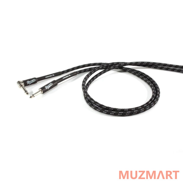 Proel BRV120LU3BW Шнур инcтрументальный, 3 метра, черный