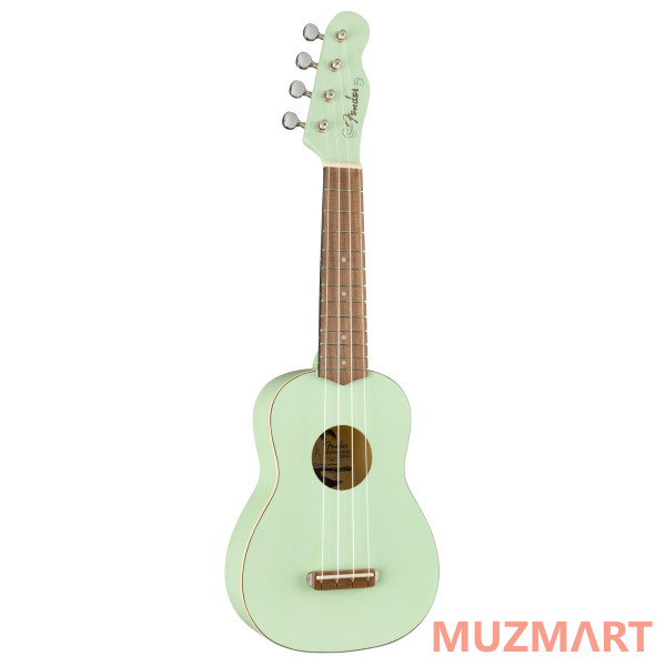 Fender VENICE Soprano Ukulele Surf Green WN Укулеле сопрано, цвет зеленый