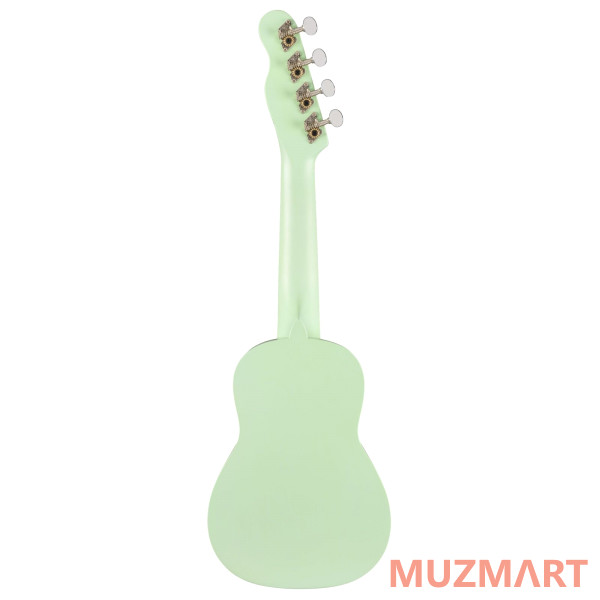 Fender VENICE Soprano Ukulele Surf Green WN Укулеле сопрано, цвет зеленый