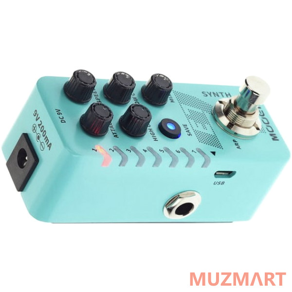 Mooer KIT E7 Synth_ACDOO6 Полифонический синтезатор с адаптером питания