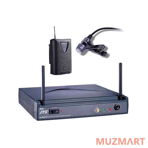 JTS US-8001D/PT-850B+CM-501 Радиосистема с поясным передатчиком и микрофоном петличным
