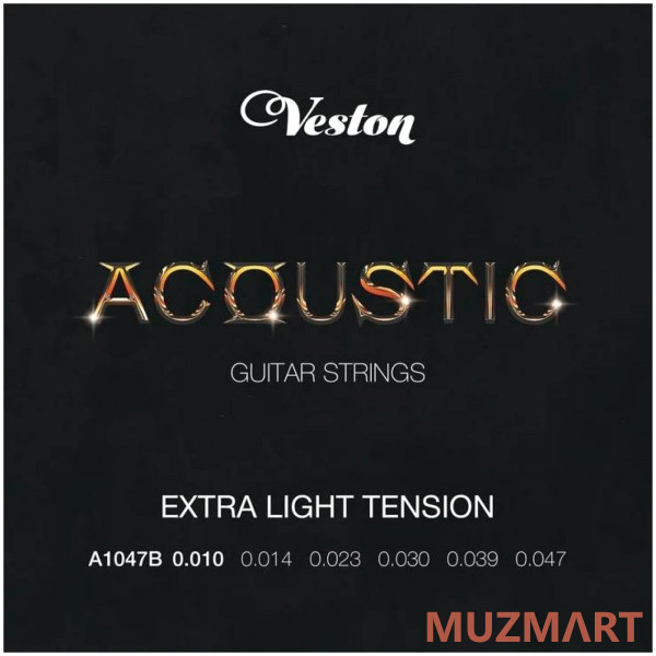 Veston A1047 B Струны для акустической гитары