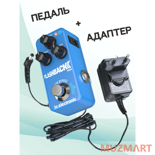 TC Electronic KIT FLASHBACK 2 MINI_ACDOO6 Педаль Delay с адаптером питания