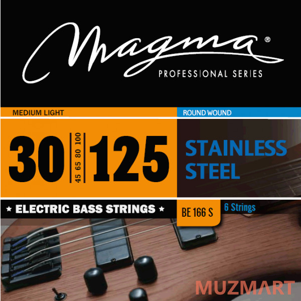 Magma Strings BE166S Струны для 6-струнной бас-гитары 30-125