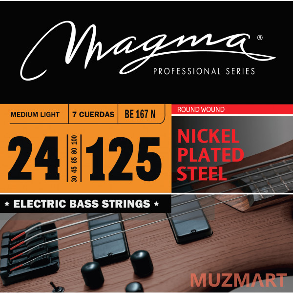 Magma Strings BE167N Струны для 7-струнной бас-гитары 24-125