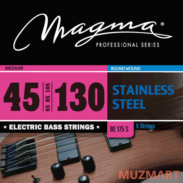 Magma Strings BE175S Струны для 5-струнной бас-гитары Low B 45-130