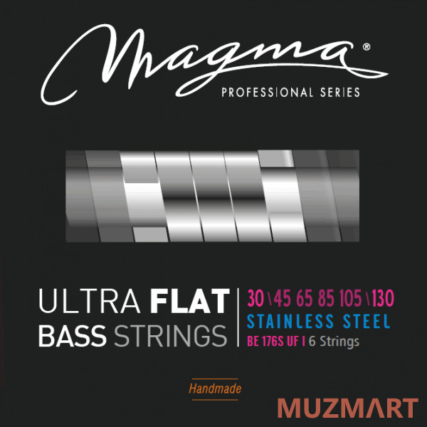 Magma Strings BE176SUF Струны с плоской обмоткой для 6-струнной бас-гитары 30-130