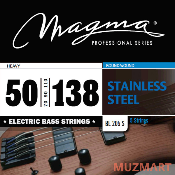 Magma Strings BE205S Струны для 5-струнной бас-гитары Low B 50-138