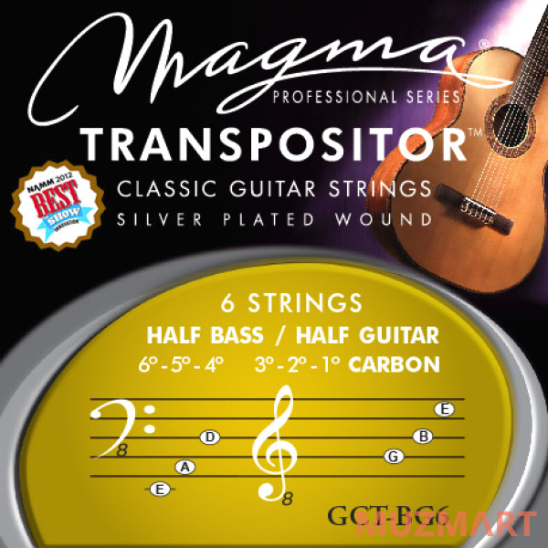 Magma Strings GCT-BG6 Струны для классической гитары 1E 2A 3D 4G 5B 6E нестандартный строй