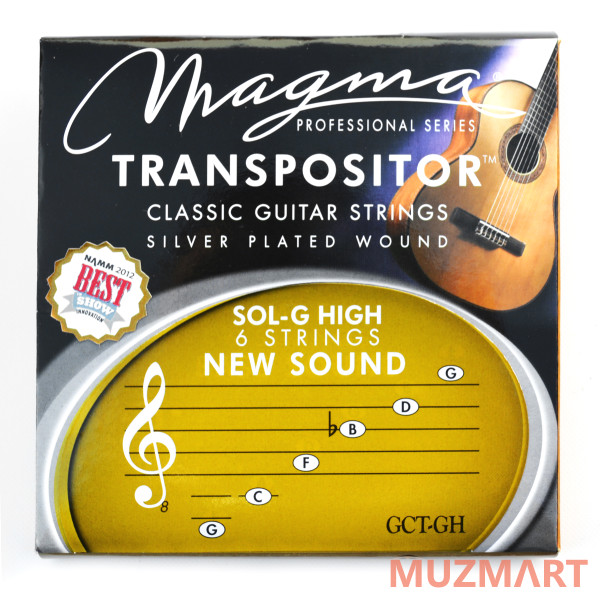 Magma Strings GCT-GL Струны для классической гитары 1G 2D 3bB 4F 5C 6G нестандартный строй