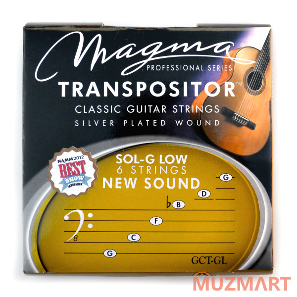 Magma Strings GCT-GL Струны для классической гитары 1G 2D 3bB 4F 5C 6G нестандартный строй