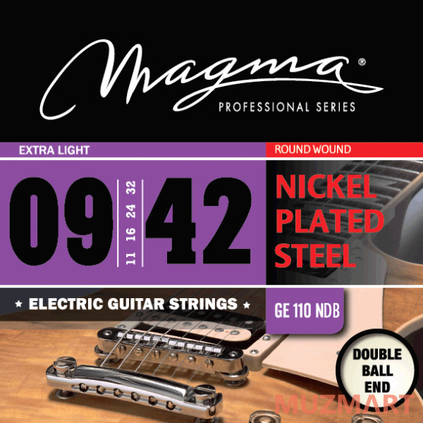 Magma Strings GE110NDB Струны для электрогитары Double Ball End 9-42
