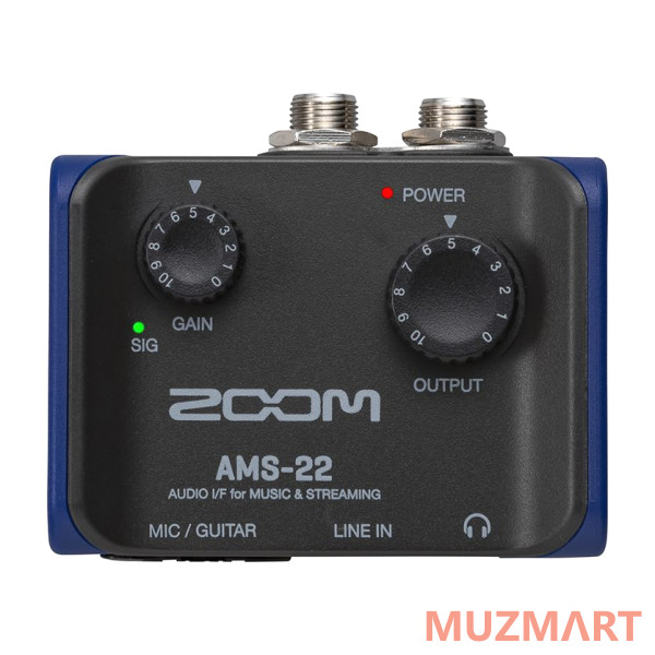 Zoom AMS-22 Аудиоинтерфейс для музыки и стриминга