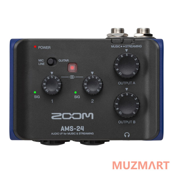 Zoom AMS-24 Аудиоинтерфейс для музыки и стриминга
