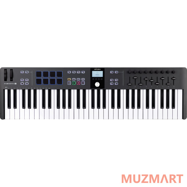 Arturia KeyLab Essential 61 mk3 black Миди клавиатура