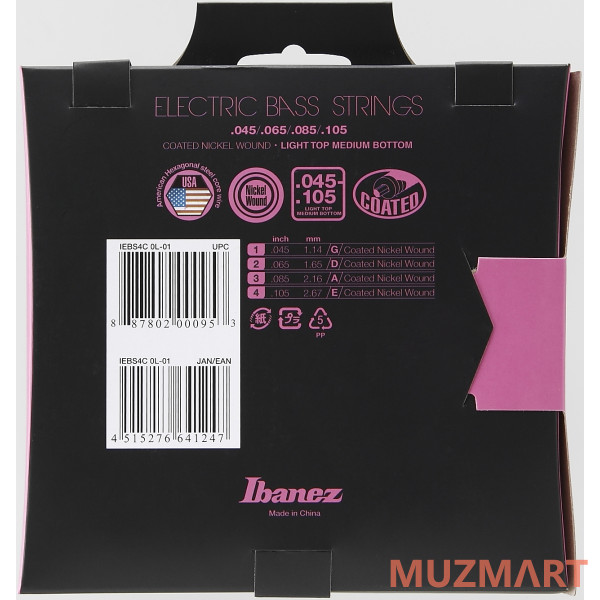 Ibanez IEBS4C Струны для бас гитары